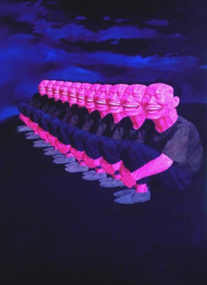 Yue Minjun the Night wind